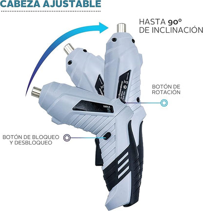 Cordless Electric Screwdriver (47Pcs)